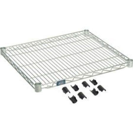 GLOBAL EQUIPMENT Nexel    S2130Z Poly-Z-Brite    Wire Shelf 30"W x 21"D 561549